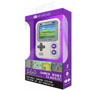 My Arcade Gamer Mini Classic-Purple: Miniature Handheld Gaming System Packed with 160 Games, 1.8'' Color Display (DGUN-3924), Small