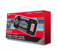 My Arcade Gamer V Classic-Red: Portable Gaming System with 220 Games, 2.5" Color Display, Pocket Size (DGUN-3911)