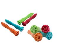 My art tools | Soft grip Pattern makers | Pattern Stampers | Pack of 4 designs | Flower, Spiral, Splash, and Daisy