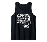 My Assets Bring All The Forms To The Yard Fun CPA Accounting Tank Top