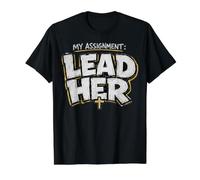 My Assignment Lead Her Value Graphic T-Shirt, Men, Black, L