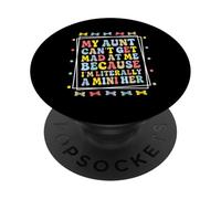 My Aunt Can’t Get Mad at Me Funny Aunt and Niece Bond PopSockets Adhesive PopGrip