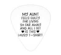 My Aunt Feels Guilty Guitar Picks Plectrums For Guitar Bass 12 Pack