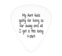 My Aunt Feels Guilty Guitar Picks Plectrums For Guitar Bass 12 Pack