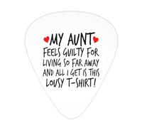 My Aunt Feels Guilty Guitar Picks Plectrums For Guitar Bass 12 Pack