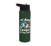 My Aunt Has My Cousin in The Oven Stainless Steel Insulated Water Bottle