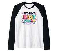 My Aunt has My New Best Friend in her Belly Funny Cousin Raglan Baseball Tee