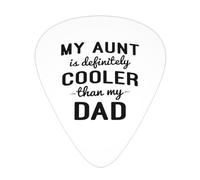My Aunt Is Definitely Cooler Than My Dad Guitar Picks Plectrums For Guitar Bass 12 Pack