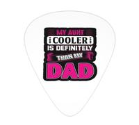 My Aunt Is Definitely Cooler Than My Dad Guitar Picks Plectrums For Guitar Bass 12 Pack