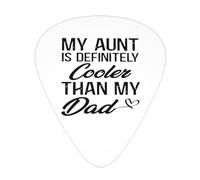 My Aunt Is Definitely Cooler Than My Dad Guitar Picks Plectrums For Guitar Bass 12 Pack