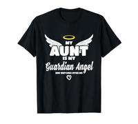 My Aunt is My Angel She Watches Over Me in Memory Value Graphic T-Shirt, Men, Black, M