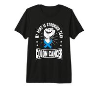 My Aunt is Stronger Than Colon Cancer Awareness Premium T-Shirt