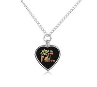 My Aunt Loves Me Custom Urn Necklace for Ashes Heart Keepsake Pendant Jewelry Memorial Cremation
