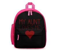 My Aunt Loves Me Small Backpack Cute Mini Shoulder Bag 12.6 × 9.4 × 5.9 Inches Daypack