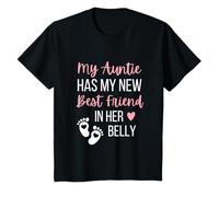 My Auntie Has My New Best Friend In Her Belly Aunt Cousin T-Shirt