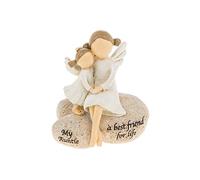 My Auntie is A Best Friend for Life Sentimental Pebble Gift, White