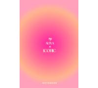 My Aura is Iconic NOTEBOOK: 160 page lined | cute pink and red gradient, positive affirmations, manifesting journal for school, college and office, ... girl aesthetic ... for girls, teens and women