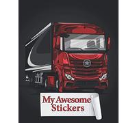 My awesome sticker book: blank sticker books for collecting stickers