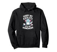 My Axolotl Ate My Homework! Axolotl Whisperer Kawaii Pullover Hoodie