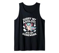 My Axolotl Ate My Homework! Axolotl Whisperer Kawaii Tank Top