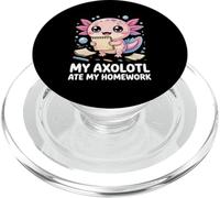 My Axolotl Ate My Homework PopSockets PopGrip for MagSafe