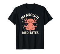 My Axolotl Meditates Funny Cute Vintage T-Shirt