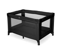 My Babiie Black Quilted Travel Cot Black Quilted