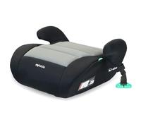 My Babiie Booster Lite R129 Car Seat - Lightweight at 1kg, Approx. 6-12 Years (125-150cm, 22-36kg), i-Size Backless Child Car Seat, Group 3, Compact, Portable, Ideal for Travel - Black & Grey