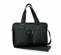 My Babiie Deluxe Changing Bag - Black Quilted