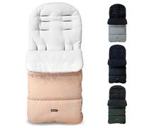 My Babiie Footmuff - Fleece Lined Cosytoes, Universal Fitting for Pushchair, Stroller, Buggy & Pram, Dual Layer, Showerproof, Accessory for Baby - Blush Pink
