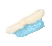 My Babiie Fur Trimmed Baby Blue Pushchair Handmuff