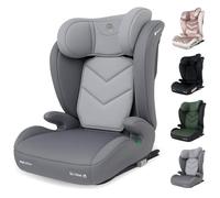 My Babiie Highback Booster Car Seat - ISOFIX, 100-150cm (Approx. 4-12 Years, Group 2/3), i-Size R129, Adjustable Child High Back Seat, Padded, 10 Position Headrest - Grey