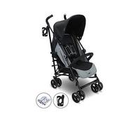 My Babiie MB02 Plus Black Lightweight Stroller, Black Black