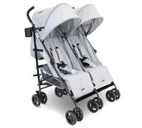 My Babiie MB12 Double Stroller - Grey