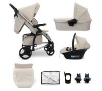 My Babiie MB200i 3-in-1 Travel System with i-Size Car Seat - Oatmeal