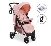 My Babiie MB30 Pushchair - from Birth to 4 Years (22kg), Easy Compact Fold, Large Shopping Basket, Adjustable Handle, Stroller Includes Cup Holder, Rain Cover - Pink Leopard