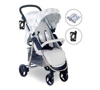 My Babiie MB30 Pushchair from Birth to 4 Years Grey Tie dye