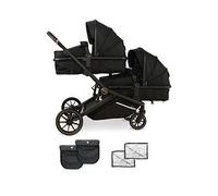 My Babiie MB33 Tandem Pushchair, Black Black