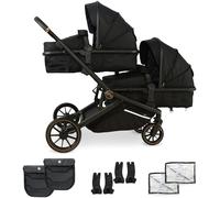 My Babiie MB33 Tandem Pushchair - Black Leopard