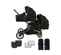 My Babiie Mb33 Tandem Pushchair - Black Leopard