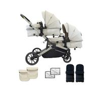 My Babiie Mb33 Tandem Pushchair - Ivory