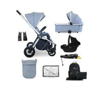 My Babiie Mb450I 3-In-1 Travel System - Steel Blue