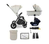 My Babiie MB450i 3-in-1 Travel System with Base - Ivory