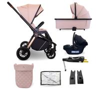My Babiie MB450i 3-in-1 Travel System with Base - Pastel Pink