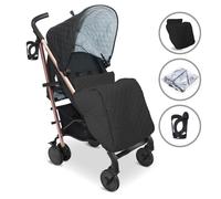 My Babiie MB51 Plus Stroller Quilted Black