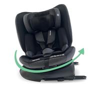 My Babiie MBCS200 360° Spin R129 Baby Car Seat - Top Tether, ISOFIX, Birth to 12yrs (40-150cm), i-Size, ERF, Group 0+/1/2/3, Rotating 360 Swivel - Black