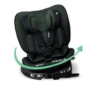 My Babiie MBCS200 360° Spin R129 Baby Car Seat - Top Tether, ISOFIX, Birth to 12yrs (40-150cm), i-Size, ERF, Group 0+/1/2/3, Rotating 360 Swivel - Forest Green
