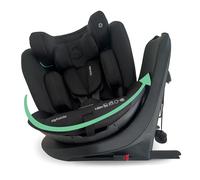 My Babiie MBCS300 Easy 360° Spin R129 Baby Car Seat - Top Tether, ISOFIX, Birth to 12yrs (40-150cm), i-Size, ERF, Group 0+/1/2/3, Rotating 360 Swivel - Black
