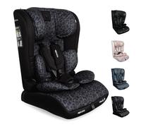 My Babiie MBCS50 Toddler to Booster R129 Child Car Seat - Black Leopard | 5-Point Harness, 76-150cm (Approx. 9-36kg, 15 Months - 12 Years), i-Size, Group 1/2/3, Adjustable, Forward