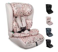 My Babiie MBCS50 Toddler to Booster R129 Child Car Seat - Pink Leopard | 5-Point Harness, 76-150cm (Approx. 9-36kg, 15 Months - 12 Years), i-Size, Group 1/2/3, Adjustable, Forward